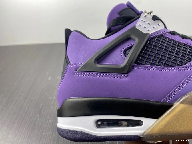 Cheap Husky Jordan (Friends Scott 766296 Travis Family) and 4 Purple Retro LN4 0726